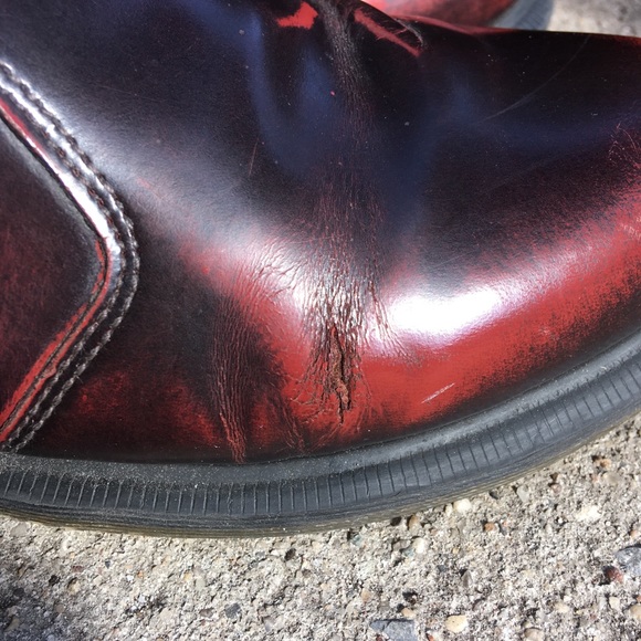 Doc Martens oxblood burgundy flora chelsea boots - Picture 5 of 8